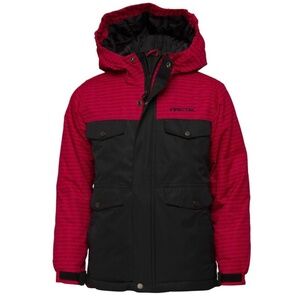 ARCTIX Kid's Slalom Insulated Jacket in Arrowhead in Red/Black Size Medium